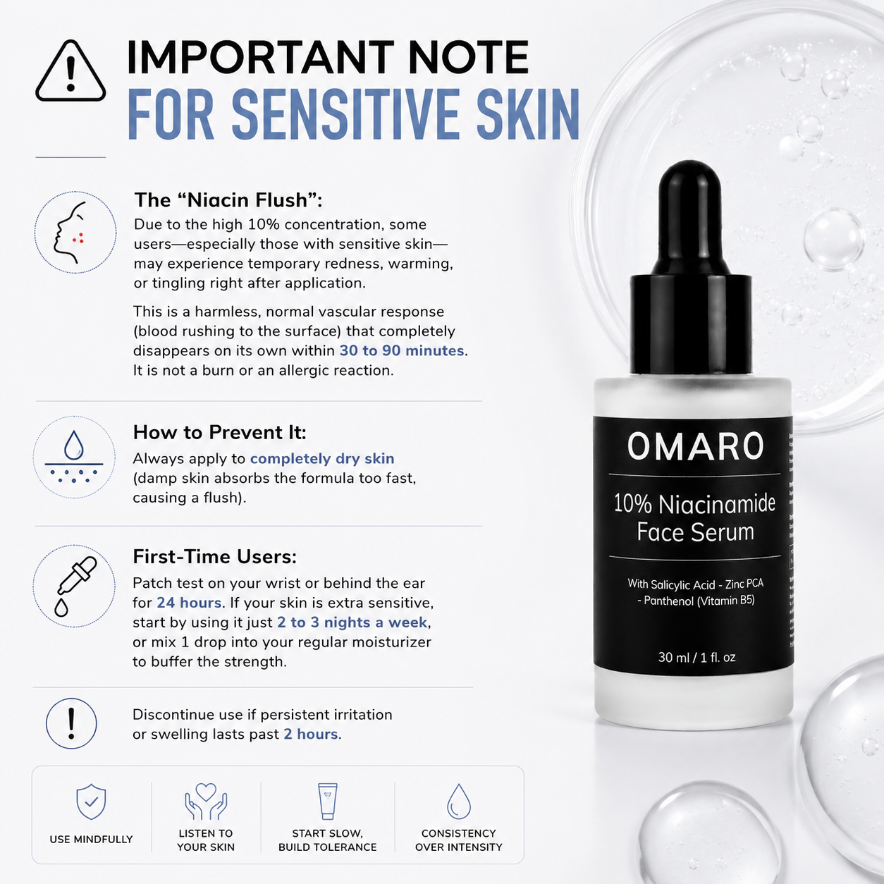 OMARO 10% Niacinamide Face Serum
