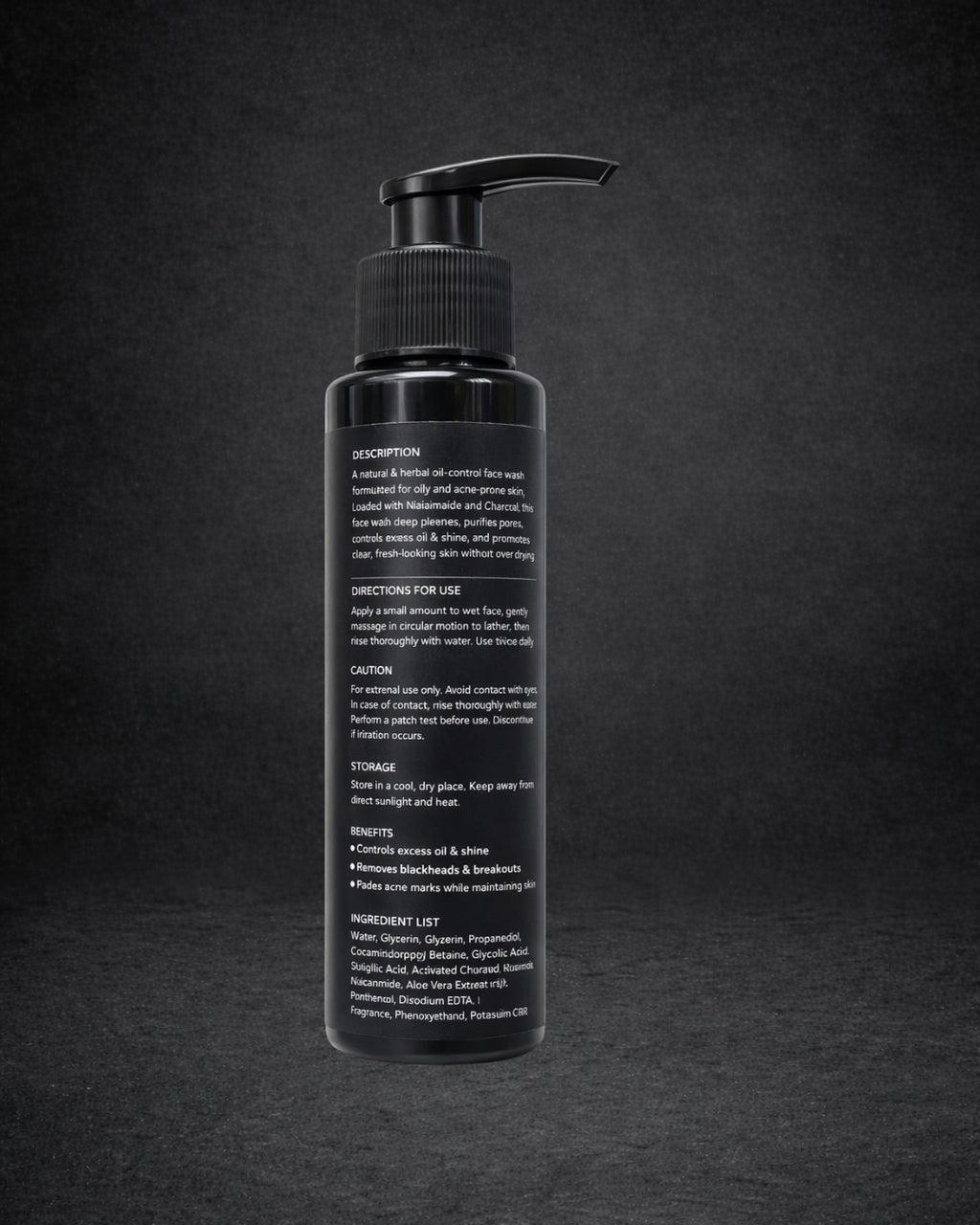 OMARO Oil Control Face Wash for Men