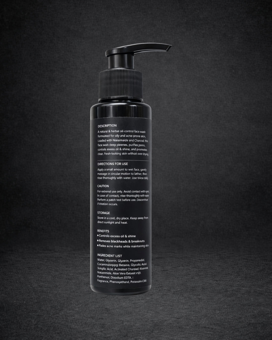 OMARO Oil Control Face Wash for Men