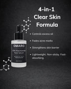 OMARO 10% Niacinamide + Salicylic Serum