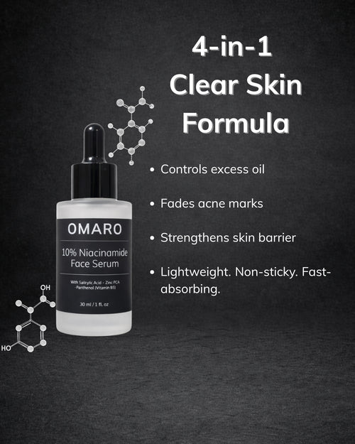OMARO 10% Niacinamide + Salicylic Serum