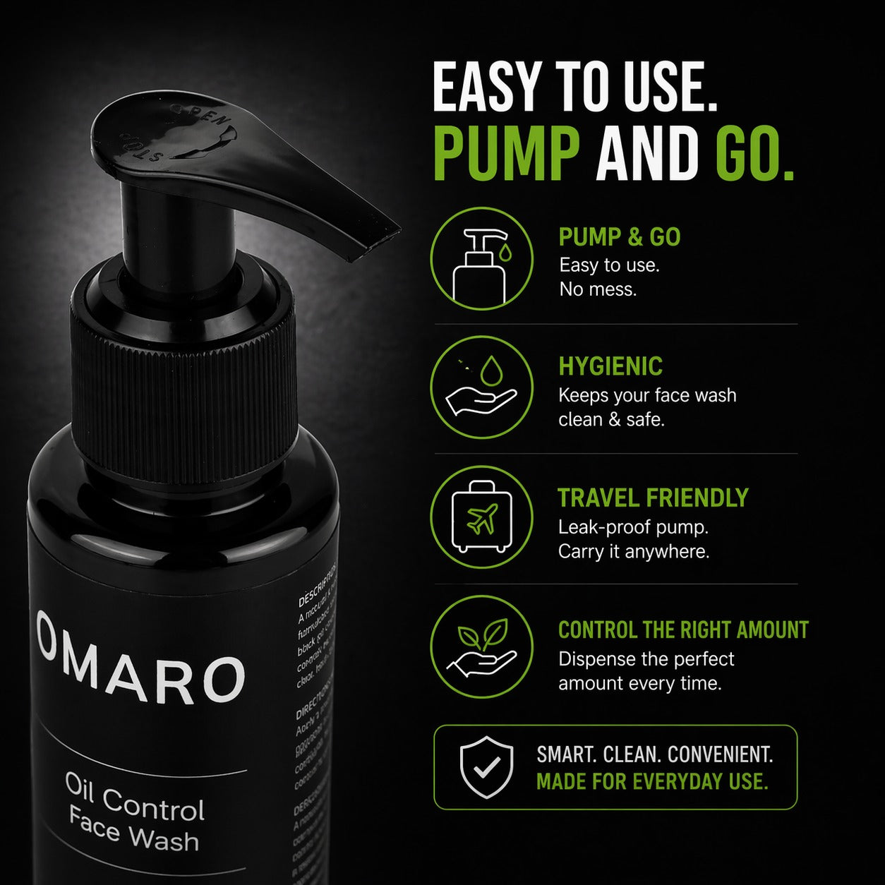 OMARO Oil Control Face Wash